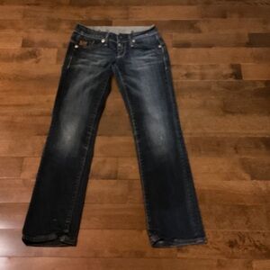 G-Star Dark Blue Straight Leg Jeans